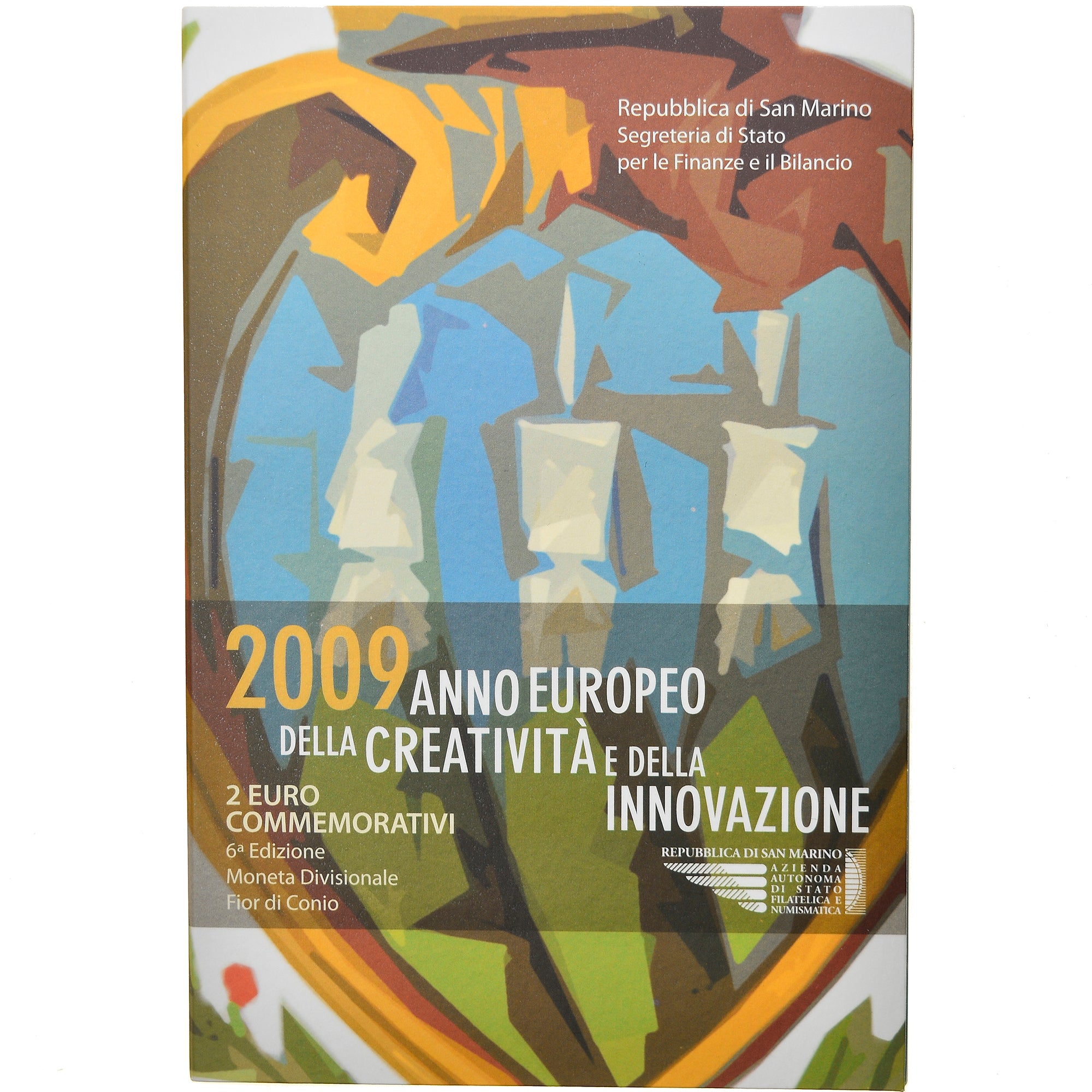 San Marino, 2 Euro, Année  de la création et de l'innovation, 2009, Rome