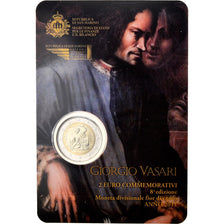 San Marino, 2 Euro, Giorgio Vasari, 2011, Rome, MS(65-70), Bi-Metallic