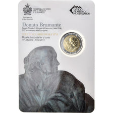 San Marino, 2 Euro, Donato Bramante, 2014, Rome, MS(65-70), Bi-Metallic