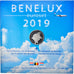 Benelux, Set, Euro Set of 24 coins + 1 token, 2019, BU, MS(65-70), ND