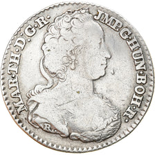 Coin, AUSTRIAN NETHERLANDS, Maria Theresa, 1/4 Ducaton, 1752, Anvers, VF(20-25)