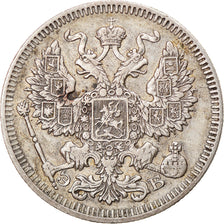 Monnaie, Russie, Nicholas II, 20 Kopeks, 1909, Saint-Petersburg, TTB, Argent