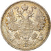 Munten, Rusland, Nicholas II, 15 Kopeks, 1914, Saint-Petersburg, PR, Zilver