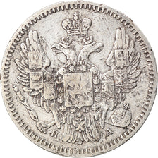 Coin, Russia, Nicholas I, 5 Kopeks, 1847, Saint-Petersburg, VF(30-35), Silver