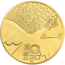Moneta, Francia, 50 Euro, 2015, FDC, Oro