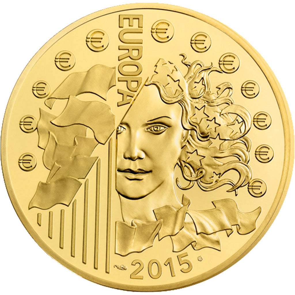 Coin, France, 50 Euro, 2015, MS(65-70), Gold
