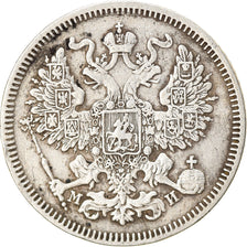 Coin, Russia, Alexander II, 20 Kopeks, 1862, Saint-Petersburg, EF(40-45)
