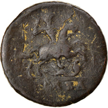 Coin, Russia, Peter II, Kopek, 1728, VF(20-25), Copper, KM:185.2