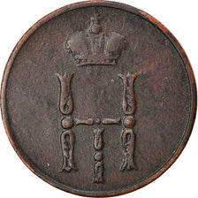 Coin, Russia, Nicholas I, Denga, 1/2 Kopek, 1854, Ekaterinbourg, EF(40-45)