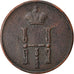 Coin, Russia, Nicholas I, Denga, 1/2 Kopek, 1854, Ekaterinbourg, EF(40-45)