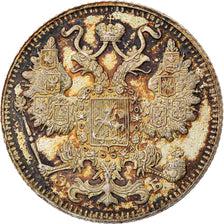 Münze, Russland, Nicholas II, 15 Kopeks, 1911, Saint-Petersburg, VZ+, Silber