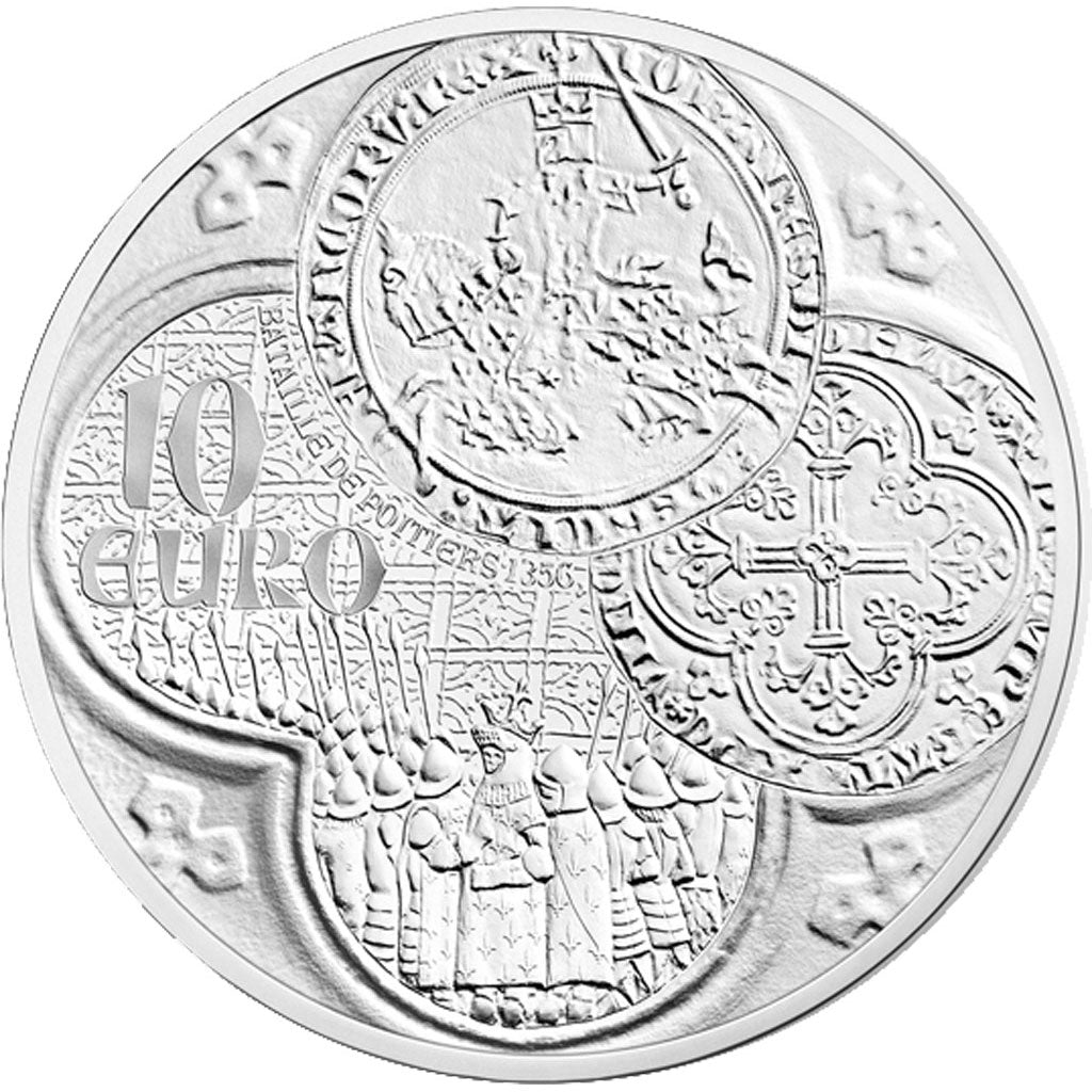 France, 10 Euro, 2015, MS(65-70), Silver, 22.20
