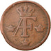 Coin, Sweden, Adolf Frederick, Ore, S.M., 1790, VF(20-25), Copper, KM:460