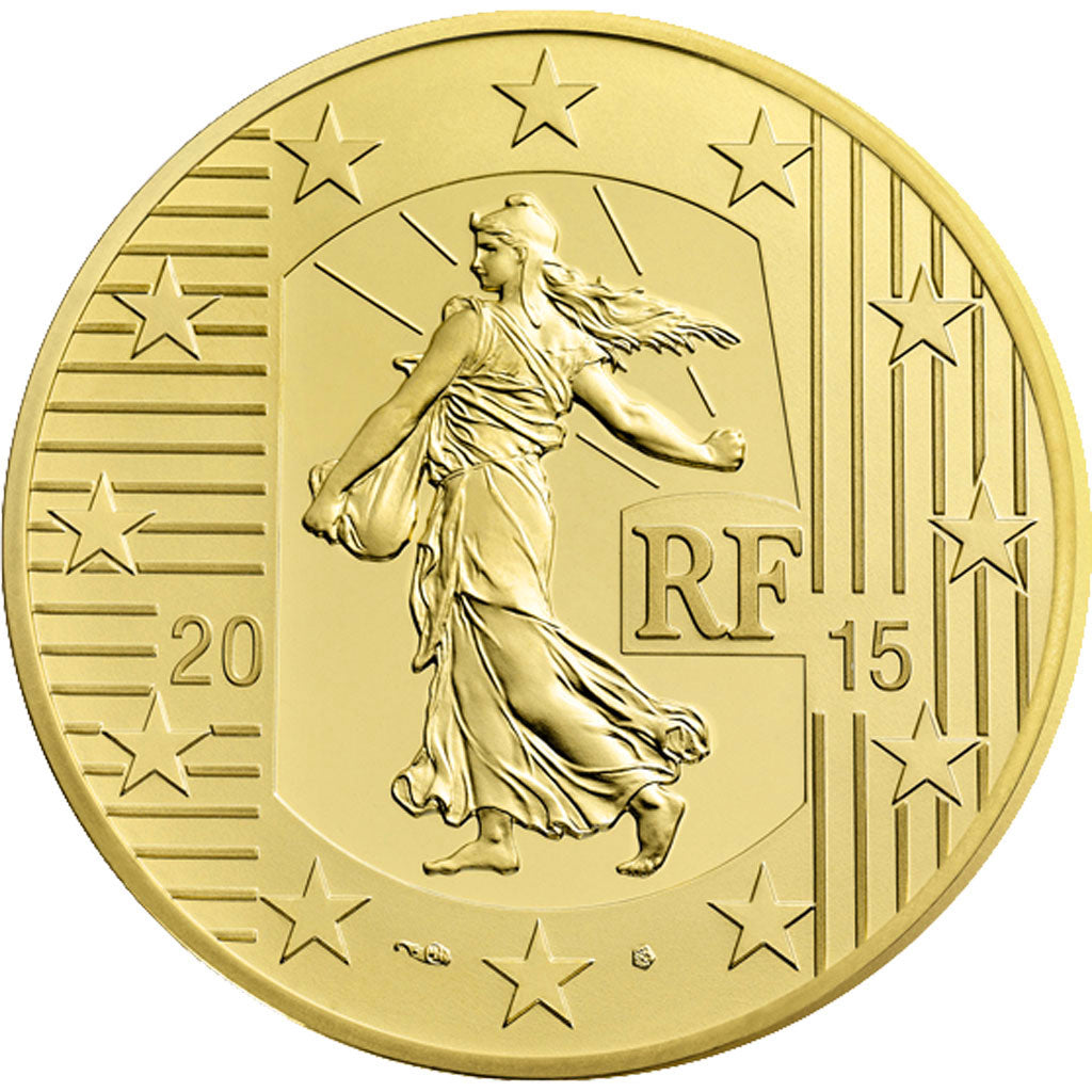 Coin, France, 10 Euro, 2015, MS(65-70), Gold