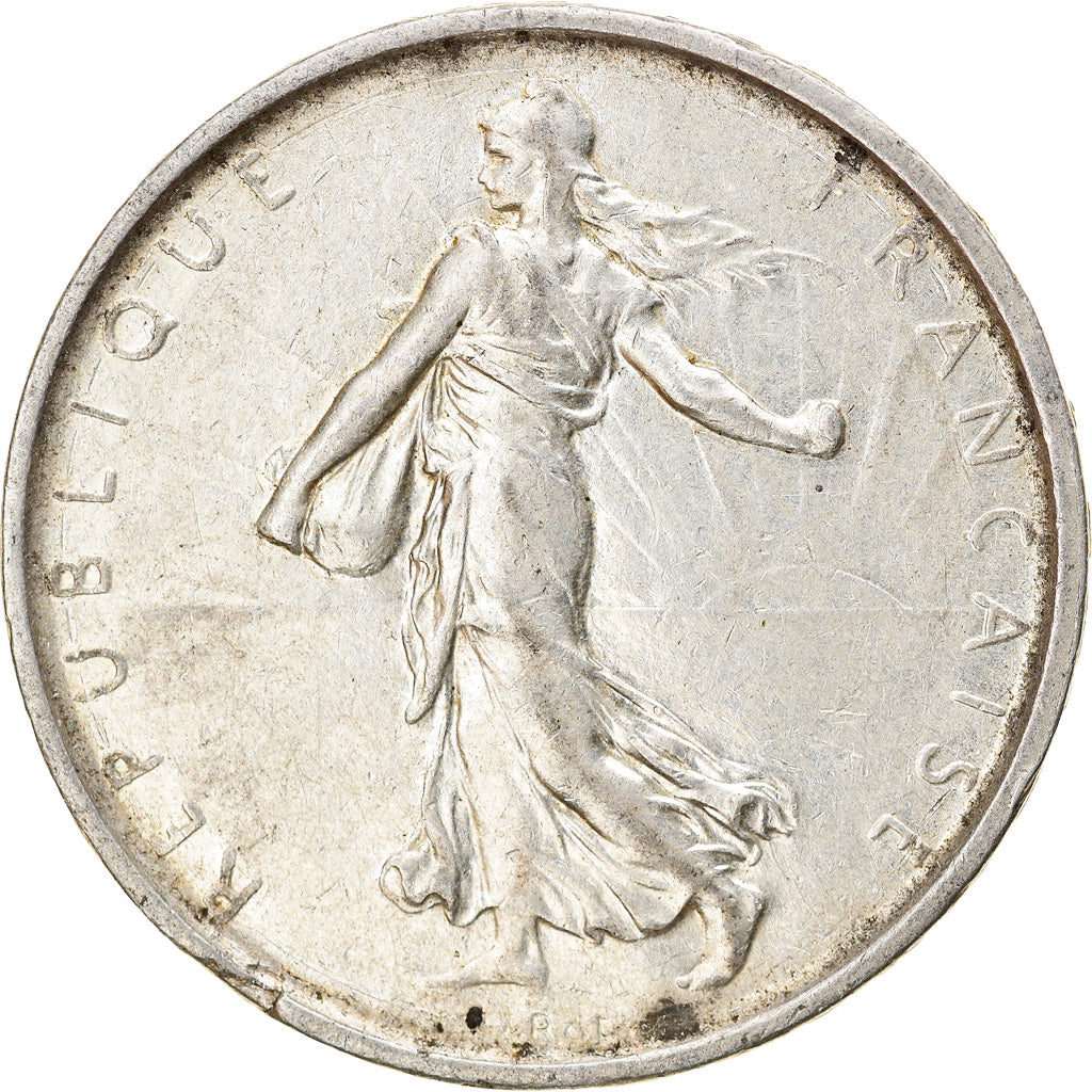 Coin, France, Semeuse, 5 Francs, 1967, Paris, AU(50-53), Silver, KM:926