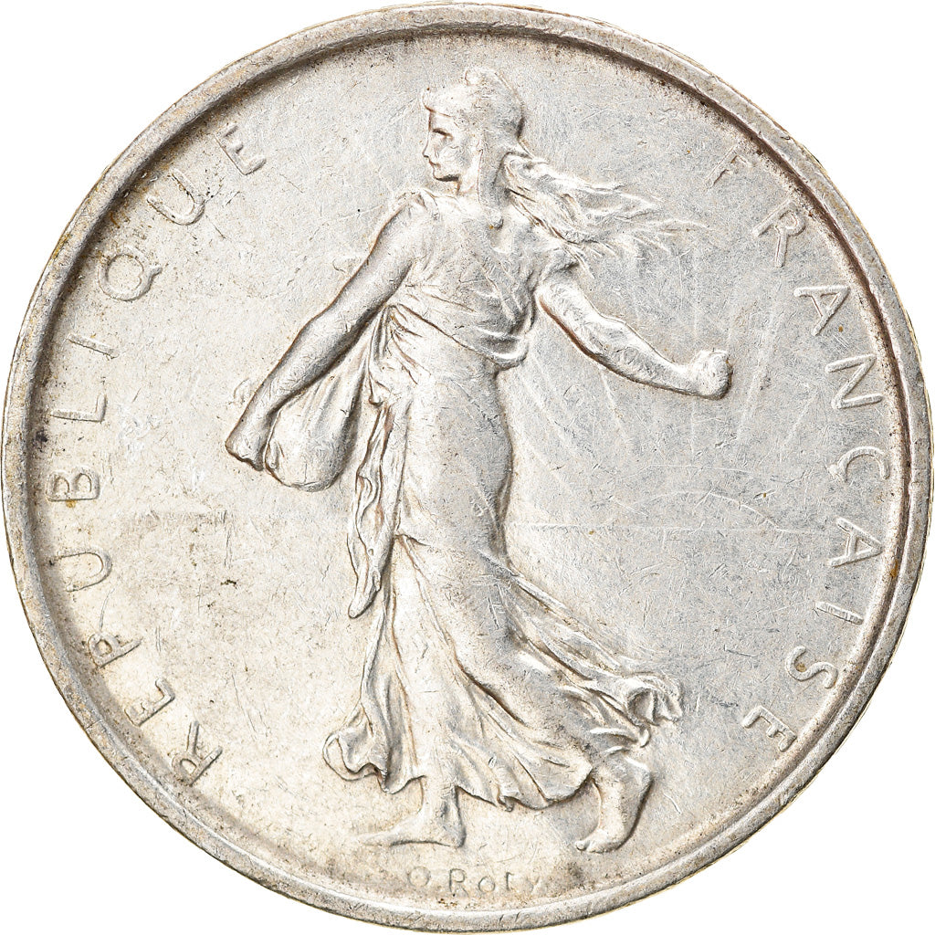 Coin, France, Semeuse, 5 Francs, 1968, Paris, AU(50-53), Silver, KM:926