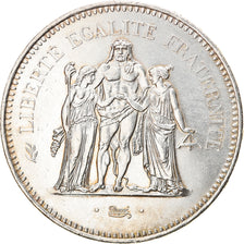 Münze, Frankreich, Hercule, 50 Francs, 1978, Paris, UNZ+, Silber, KM:941.1