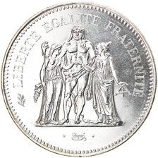 Coin, France, Hercule, 50 Francs, 1978, Paris, MS(64), Silver, KM:941.1