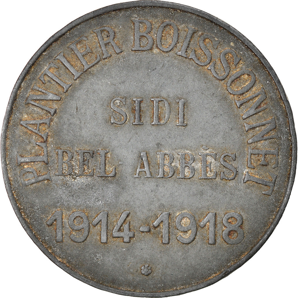 Moneda, Algeria, Horlogerie Plantier Boissonnet, Sidi-Bel-Abbès, 10 Centimes