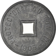 Monnaie, Tonkin, 1/600 Piastre, 1905, TTB+, Zinc, KM:1