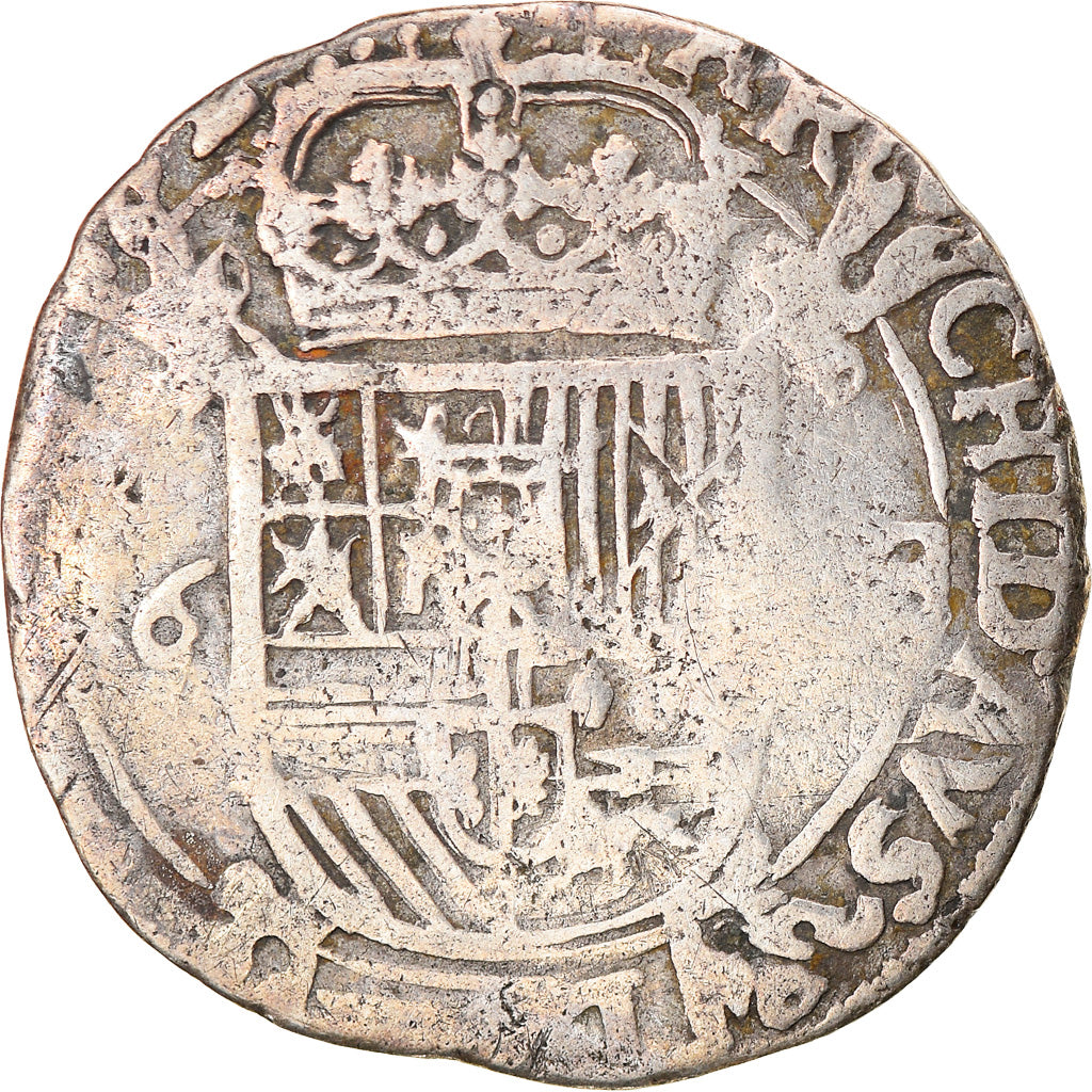 Coin, Spanish Netherlands, Philip IV, Escalin, 1628, Uncertain Mint, VF(20-25)