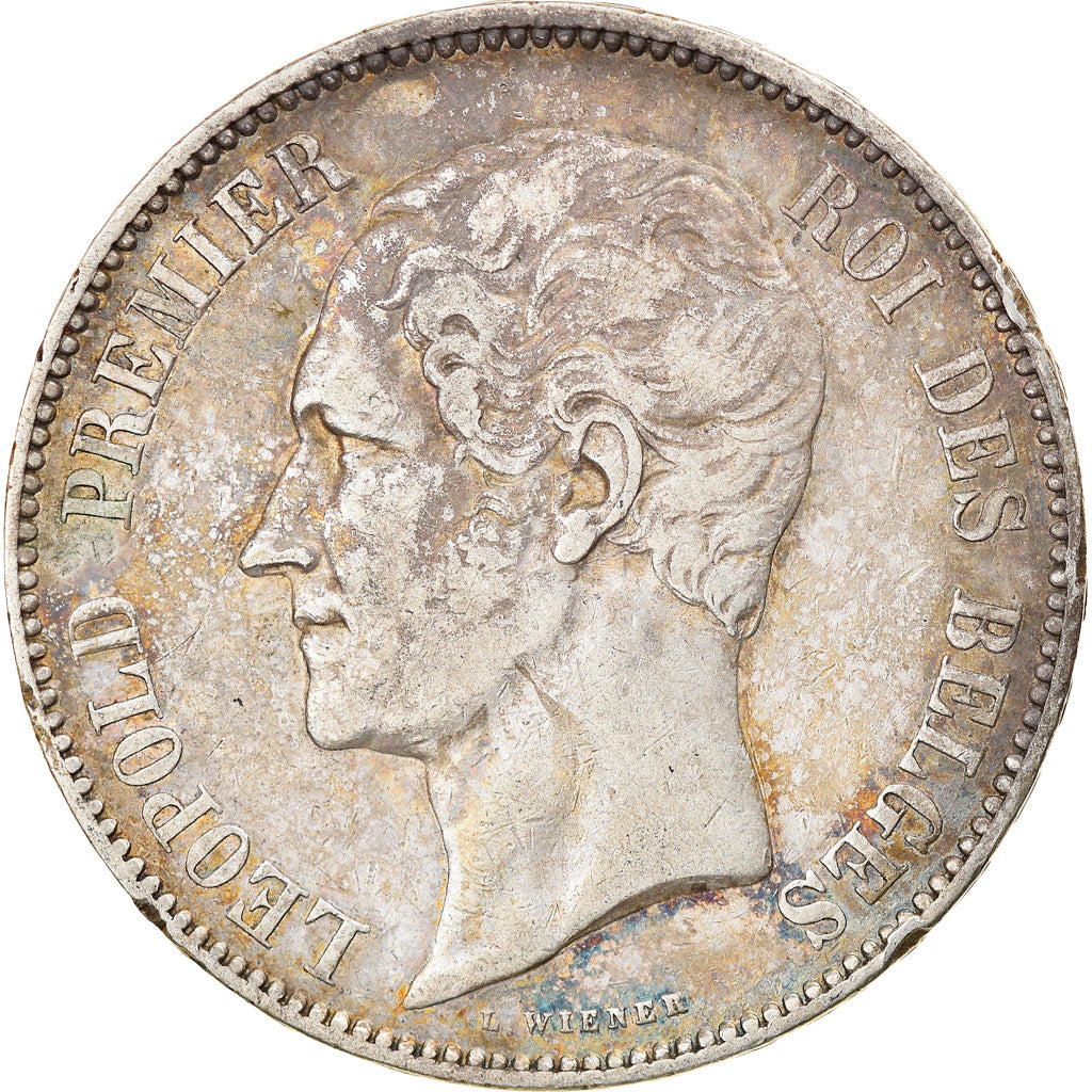 Coin, Belgium, Leopold I, 5 Francs, 5 Frank, 1852, VF(30-35), Silver, KM:17