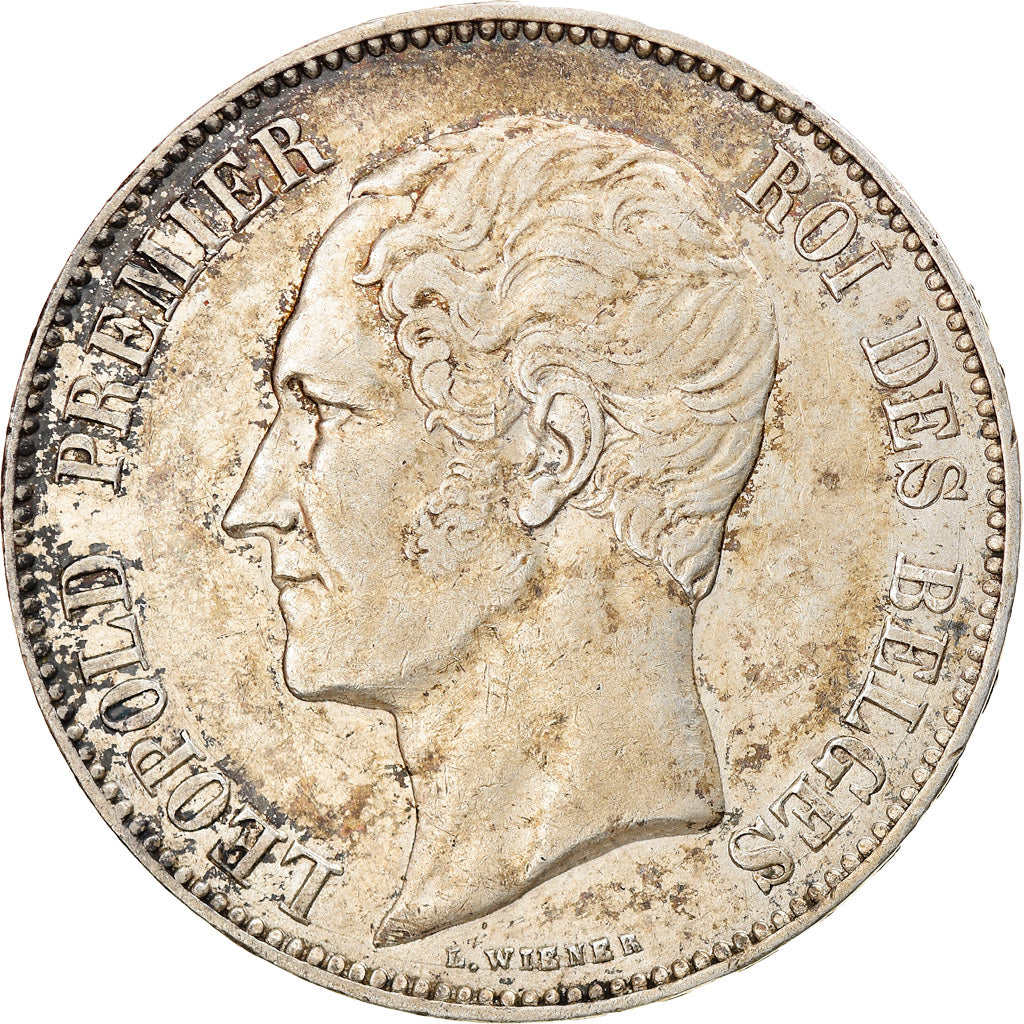 Coin, Belgium, Leopold I, 5 Francs, 5 Frank, 1865, EF(40-45), Silver, KM:17