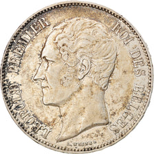 Coin, Belgium, Leopold I, 5 Francs, 5 Frank, 1865, EF(40-45), Silver, KM:17