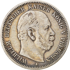 Moneta, Stati tedeschi, PRUSSIA, Wilhelm I, 2 Mark, 1876, Berlin, MB+, Argento