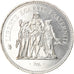 Coin, France, Hercule, 50 Francs, 1977, Paris, MS(64), Silver, KM:941.1