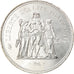 Coin, France, Hercule, 50 Francs, 1974, Paris, MS(65-70), Silver, KM:941.1