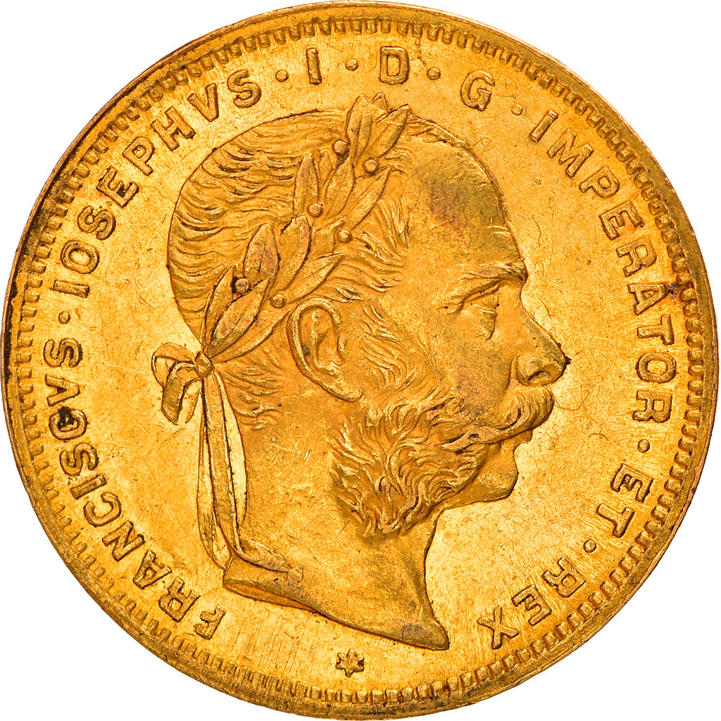 Monnaie, Autriche, Franz Joseph I, 8 Florins-20 Francs, 1881, SUP, Or, KM:2269