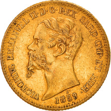 Coin, ITALIAN STATES, SARDINIA, Vittorio Emanuele II, 20 Lire, 1859, Genoa
