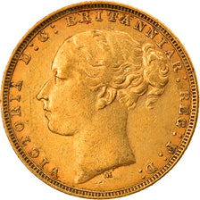 Coin, Australia, Victoria, Sovereign, 1878, Melbourne, EF(40-45), Gold, KM:7