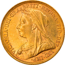 Coin, Australia, Victoria, Sovereign, 1894, Melbourne, AU(55-58), Gold, KM:13