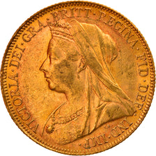 Coin, Australia, Victoria, Sovereign, 1899, Perth, AU(55-58), Gold, KM:13