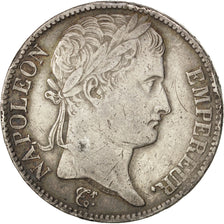 FRANCE, Napoléon I, 5 Francs, 1812, Lyon, KM #694.5, EF(40-45), Silver, Gadoury 