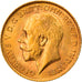 Coin, Great Britain, George V, 1/2 Sovereign, 1914, London, MS(63), Gold, KM:819