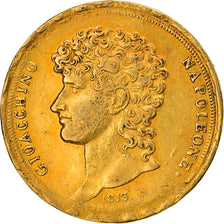 Münze, Italien Staaten, NAPLES, Joachim Murat, 40 Lire, 1813, Rare, SS, Gold