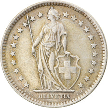 Coin, Switzerland, 2 Francs, 1963, Bern, EF(40-45), Silver, KM:21