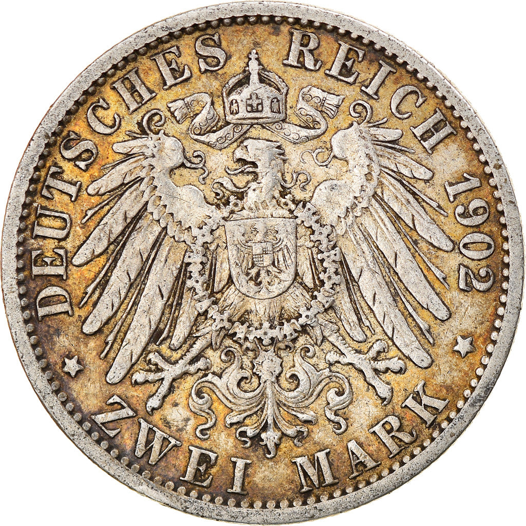 Münze, Deutsch Staaten, PRUSSIA, Wilhelm II, 2 Mark, 1902, Berlin, SS, Silber