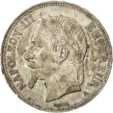 FRANCE, Napoléon III, 5 Francs, 1869, Paris, KM #799.1, EF(40-45), Silver, G...