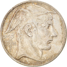 Coin, Belgium, 50 Francs, 50 Frank, 1948, EF(40-45), Silver, KM:136.1