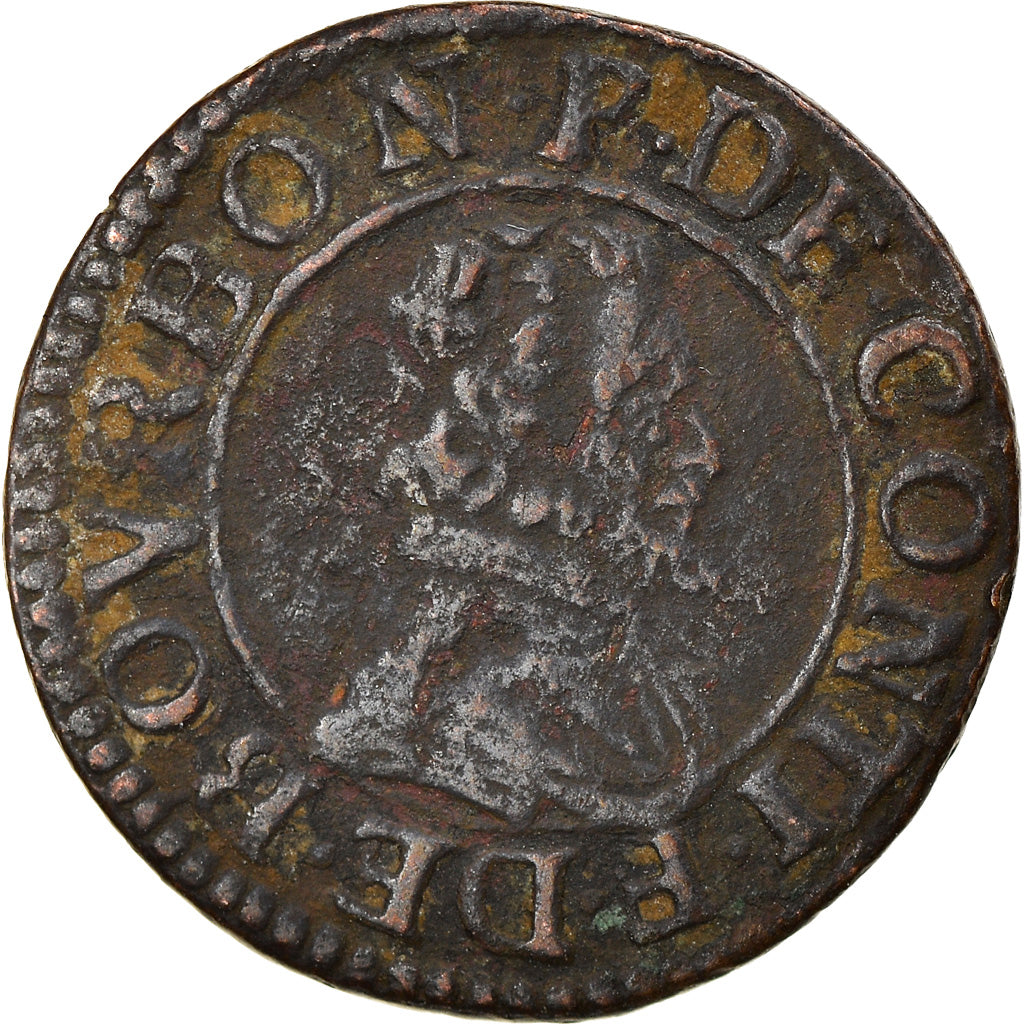 Coin, France, CHÂTEAU-REGNAULT, François de Bourbon-Conti, Double Tournois