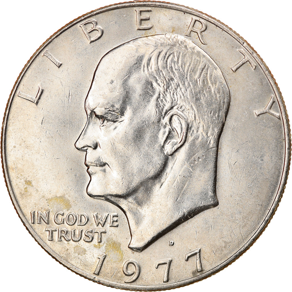 Coin, United States, Eisenhower Dollar, Dollar, 1977, Denver, AU(50-53)