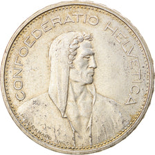Coin, Switzerland, 5 Francs, 1966, Bern, AU(50-53), Silver, KM:40