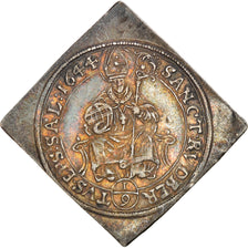Coin, AUSTRIAN STATES, SALZBURG, Paris, 1/9 Thaler, 1644, AU(55-58), Silver