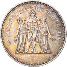 Monnaie, France, Hercule, 50 Francs, 1977, Paris, SUP, Argent, Gadoury:882