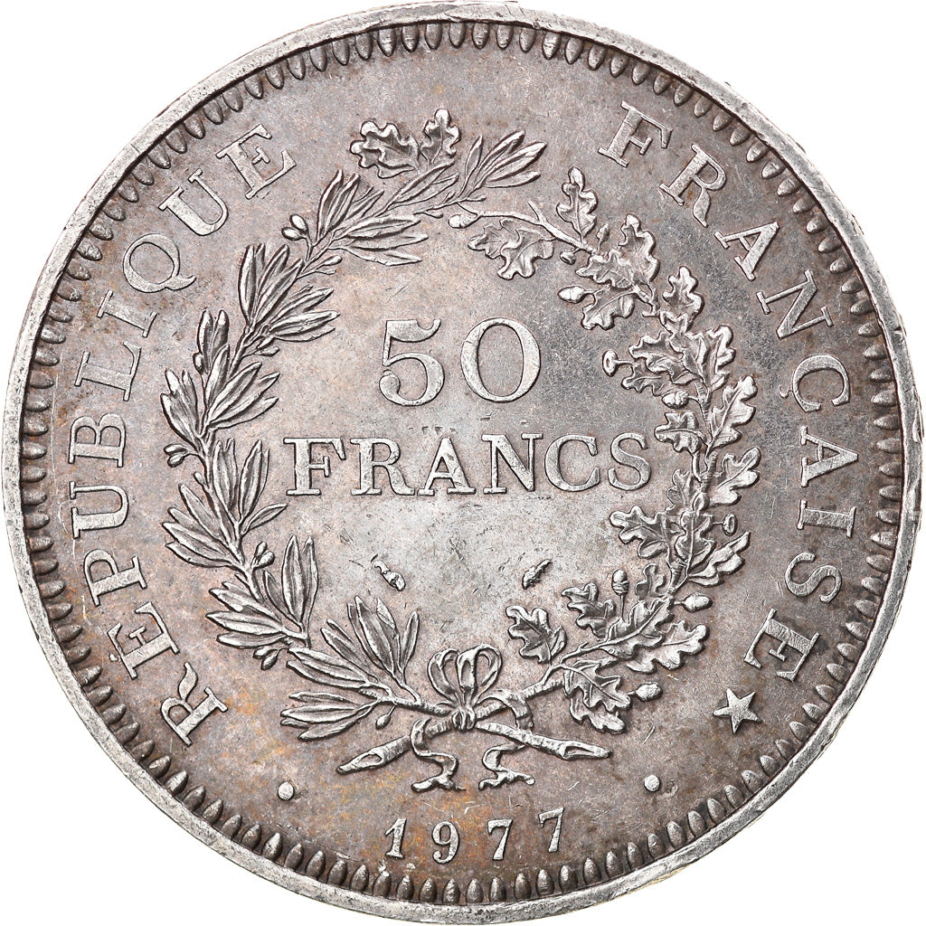 Monnaie, France, Hercule, 50 Francs, 1977, Paris, SUP, Argent, Gadoury:882
