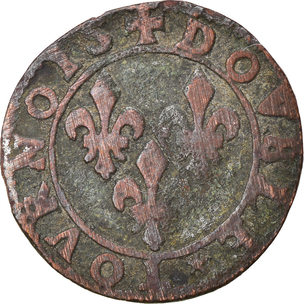 Moeda, França, CHÂTEAU-REGNAULT, François de Bourbon-Conti, Double Tournois